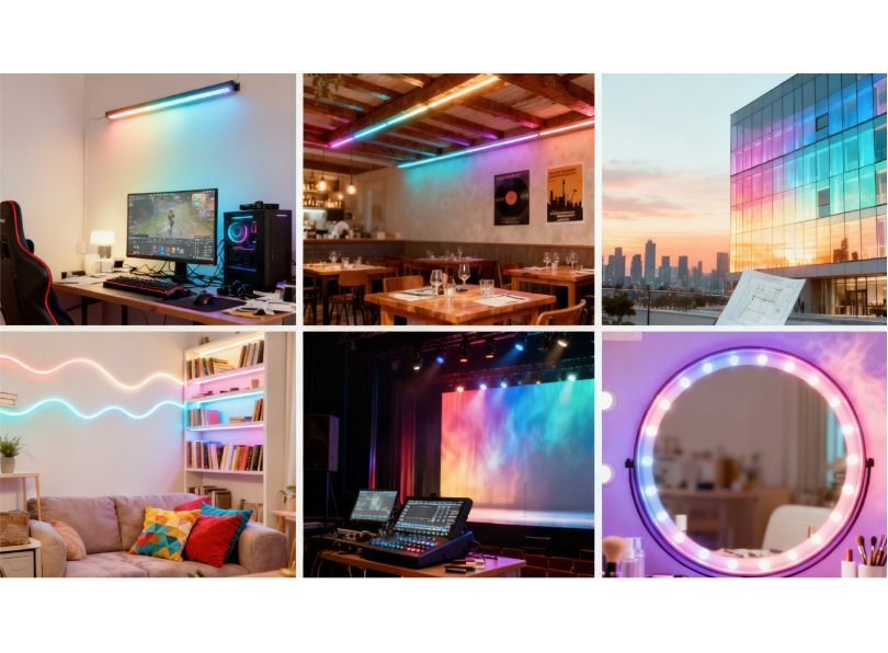 LED RGBW, RGB y RGBWW: diferencias y controladores